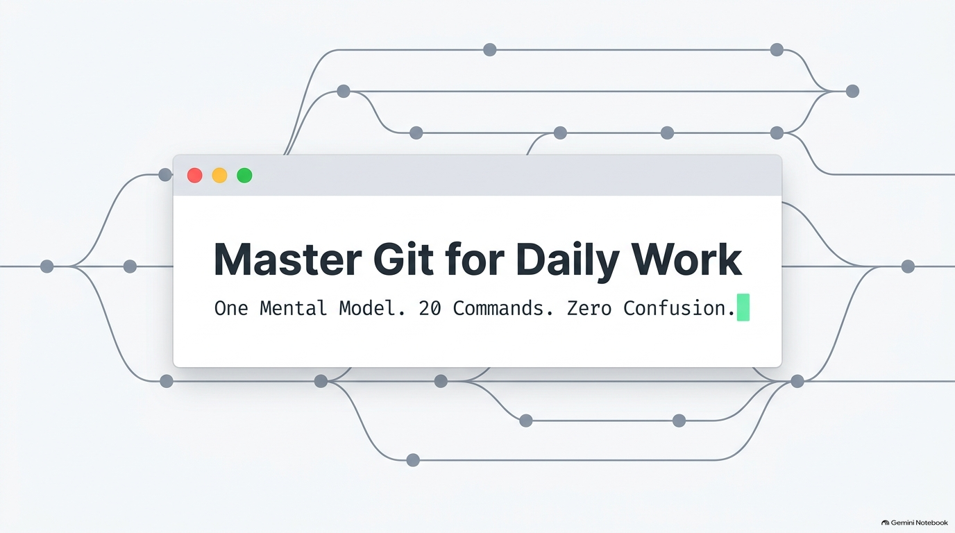 Git for Beginners: Essential Commands, Branching, Merging & Conflict Resolution